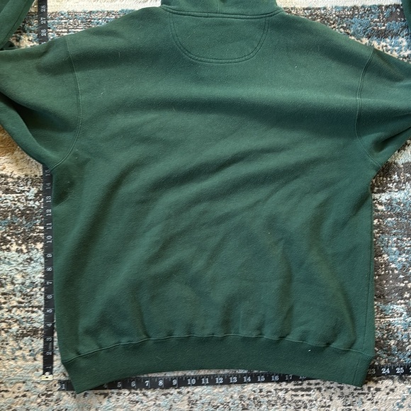 Vintage NFL Men’s Large 90S Heavy Cotton Embroidered Green Bay Packers Hoodie - Picture 6 of 7